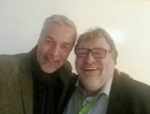 Prof. Herbst (links) und Wolf Lotter (rechts)